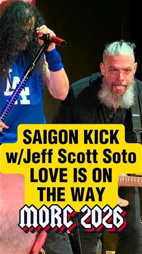 Saigon Kick Love is on the Way from Monsters of Rock Cruise 2026 Soto #ballad #jasonbieler #rock
