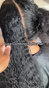 Lice combing 3b/3c hair l I used the Louse Girl tea tree oil/lavender oil conditioning spray in her hair and I also The Louse Girl Tea Tree Oil/ lavender oil conditioner just to make it easier to comb through her hair with the lice comb. Online store: https://www.thelousegirl.com/collections/shop #explore #school #hair #Piojos #smallbusiness | Stacey The Louse Lady