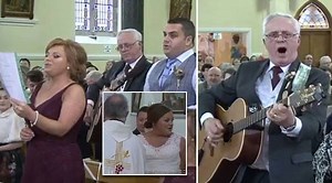 1.5M views · 19K reactions | Irish bride is completely shocked when her father leads flash mob at her wedding (Credit: Lavery Photo & Video) | Irish Independent | Facebook