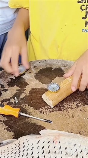 What kind of amazing technology is this? I've never seen anything like it before. Now I won't keep cutting my hand while scaling fish...#Children #Invention #Funny #Happy #littleyangshow #fblifestyle | Little Yang Show
