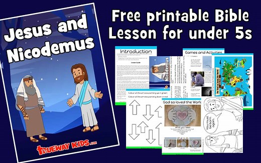 Jesus and Nicodemus - Bible lesson for kids - Trueway Kids