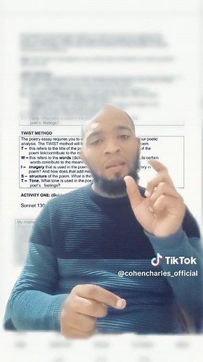 #greenscreen Unseen poem Grade 12 Listen up