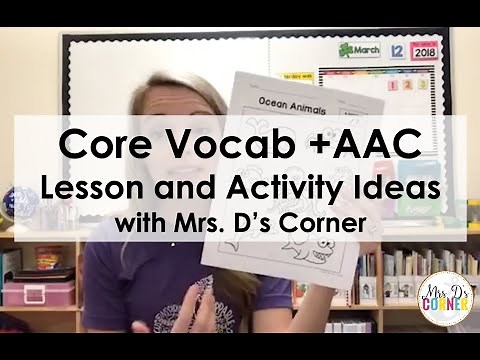 AAC Devices and Core Vocabulary Made Easy | Beginner Guide for Special Education
