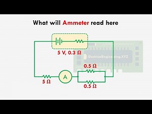 Ammeter Solved Circuit Problem 1