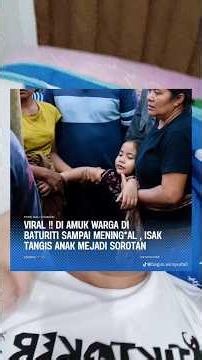 ANAKNYA NANGIS HISTERIS LIHAT AYAHNYA DIH4K1M1 MASSA