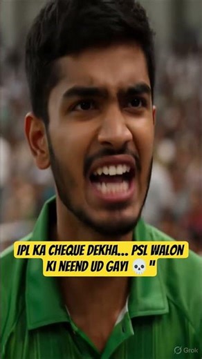 IPL ka cheque dekha… PSL walon ki neend ud gayi 💀 #meme #cricket