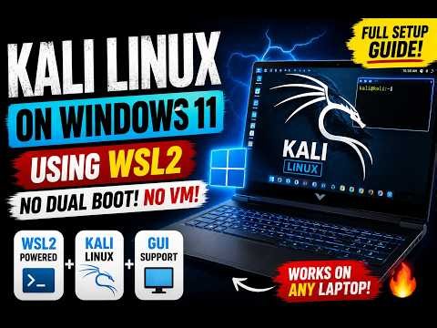 Run Kali Linux on Any Windows Laptop Without VirtualBox
