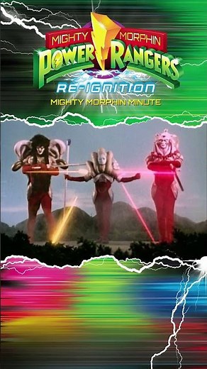 The Scarlet Sentinel Trio | Mighty Morphin Minute S002 | Re-Ignition | Power Rangers Official