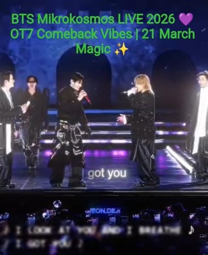 Mikrokosmos LIVE 2026 💜 Purple Ocean Magic ✨😭 #BTS #kpop