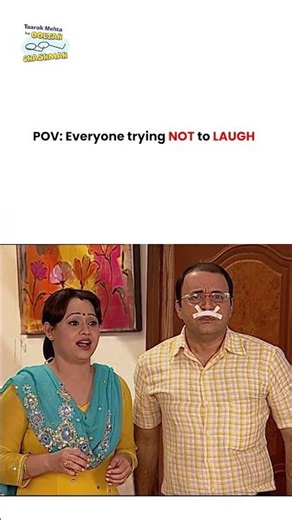 Everyone trying not to laugh ! #tmkoc #funny #jethalal #daya #shortsfeed #comedy #nattukaka #shorts