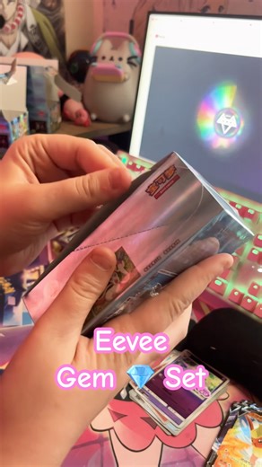 Eevee Gem 💎 Set Collection (Day 27: Gaming Room) #pokemontcg #eeveeevolutions #pokemonopening