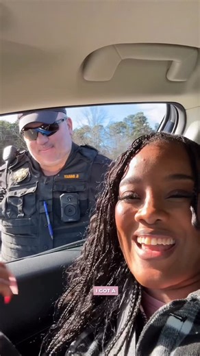 Team2Moms® (Denise & Ebony) on Instagram: "Can you tell I was NERVOUS?! 🫣🤭🤪 First time ever being pulled over and it was actually a really kind (and FUNNY) experience. There’s still normal, nice cops out there."