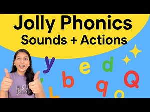 Jolly Phonics (Group 1): All Sounds & Actions – Fun Phonics for Kids