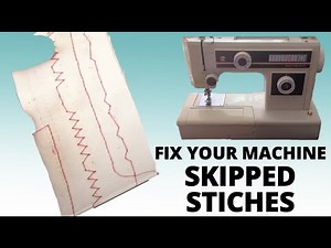 Skipped Stitches - How to Fix the Timing on a sewing machine #sewwithabi #abisden