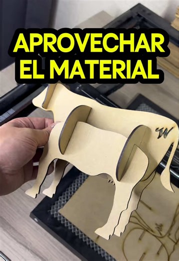 Aprovecha el material, cortando MDF 2.5 mm con la @ATOMSTACK A70 pro #emprendimiento #laser #clientes #negocio #optimizacion