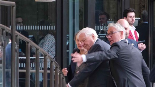 Happy birthday Sir David Attenborough! British national treasure arrives for centenary celebrations at the Royal Albert Hall