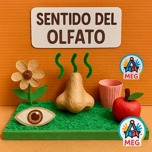 Descubre cómo enseñar los 5 sentidos con maquetas divertidas, coloridas y hechas con materiales reciclados ♻️🎨 Una forma didáctica y creativa para que los niños aprendan sobre la vista, el oído, el olfato, el gusto y el tacto 👁️👂👃👅✋ ¡Aprender con MEG es sentir, explorar y crear! 💛📚 #fblifestyle #materialeducativo #aprendizajecreativo #maquetasinfantiles #educacióninfantil | Material Educativo Gratis