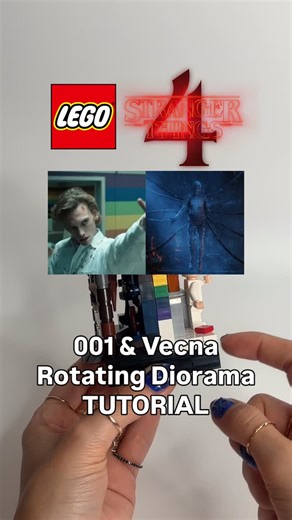 148K views · 5.9K reactions | I built 001 and Vecna aka Henry Creel from Stranger Things out of LEGO as a rotating mini diorama! 喝️ #strangerthings #legostrangerthings #legomoc #legocreation #legotutorial #vecna #001 #henrycreel #legodiorama @netflix @strangerthingstv | trippinbricks | Facebook