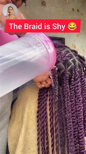 Shy Braid Extension 😂 You won't believe this hair transformation