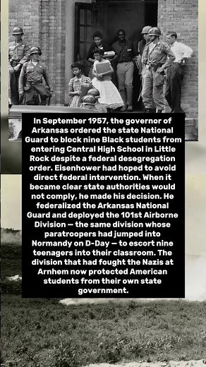 Eisenhower Sent Military Troops To A High School — Not For War But To Protect 9 Students