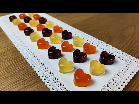 Chewy gummy candy recipe | how to make gummy candy at home