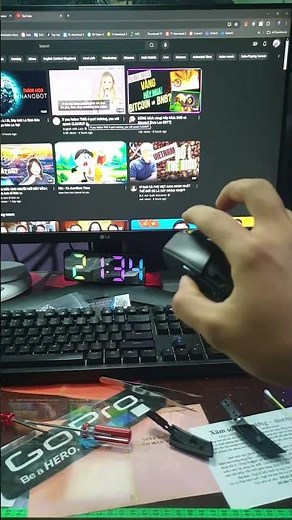 Sửa chuột Logitech G304 bị loạn con lăn #shorts