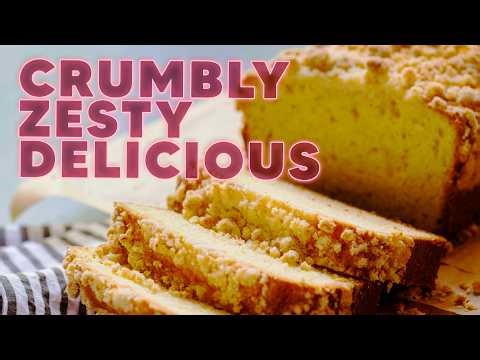 How to Pack Flavor into a LEMON CRUMBLE LOAF CAKE | Anna Olson | Easy Baking Recipe