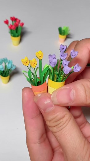 Tulips paper #miequilling #handmade #quilling #quillingpaper #tulippaper #tulip
