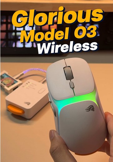 GLORIOUS Model O3 Wireless เมาส์ InfinitePlay