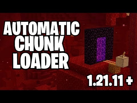 Easy Chunk Loader Tutorial! Minecraft Java 1.21.11