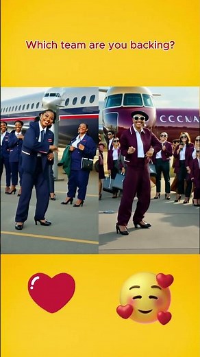 Have you ever seen flight attendants from two nations dance together? 😍