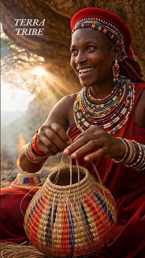 African Tribe Making Handmade Crafts #triballife #trending #africa