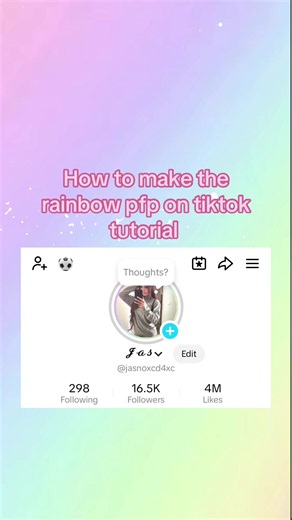 Can I get to 20k? #rainbowpfp #rainbowpfptutorial #viral #trend #makemeviral