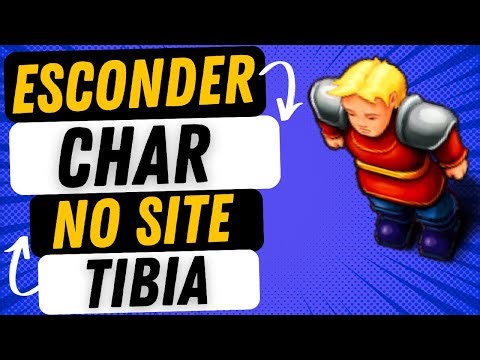 How to Hide Your Character on the Tibia Website
