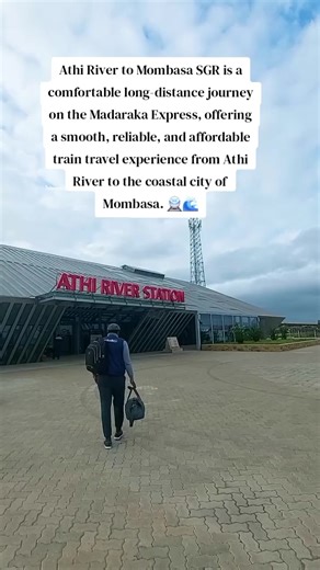 Athi River to Mombasa: Comfortable Madaraka Express Journey