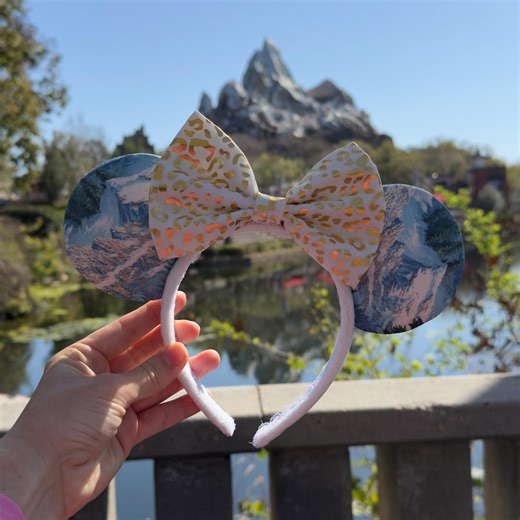 Expedition Everest Mouse Ears Headband, Adult Minnie Ears, Handmade - Etsy
