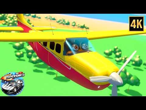 Wheels on the Plane Go Round & Round + Learning Rhymes and Baby Songs