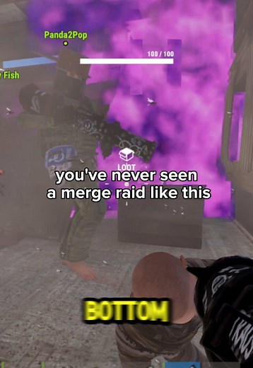 Insane Rust Merge Raid Against Roof Camping Clan