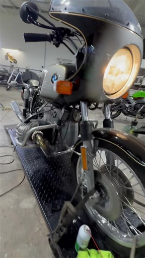 Sometimes we get to work on some pretty cool old stuff in here! This 1974 bmw r90s was last plated in 2013… we just finished getting it back up and running for the original owner! | Perfection Powersports