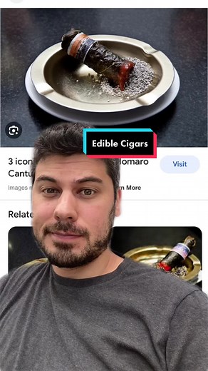 Unique Edible Cigar Dishes in Fine Dining | Food Review