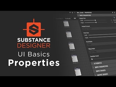 Substance Designer UI Basics: Properties | Adobe Substance 3D