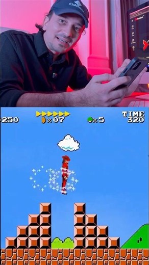 Michael Jackson in Super Mario game