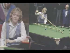 Allison Fisher Vs. Dennis Taylor unusually fun exhibition match