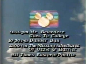 The Disney Channel Tonight promos 1988