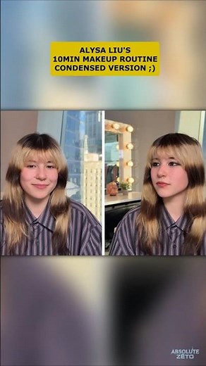 Alysa Liu’s 10-Minute Makeup Routine in 30secs (Olympic Gold Medalist Glow Up)