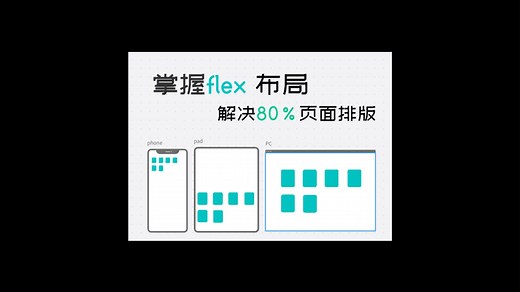 10分钟学会flex布局，解决前端80%页面排版