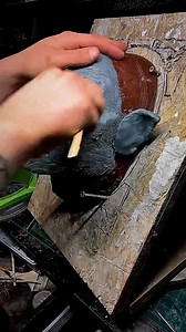 Check out the work-in-progress from Tristin Cook sculpted with Alien Clay™ by Chavant for Infected FX ! #smoothon #chavant #chavantclay #alienclay #wip #sculpting #sculptor #sculpture #maskmaking #creaturedesign #monsterdesign | Smooth-On