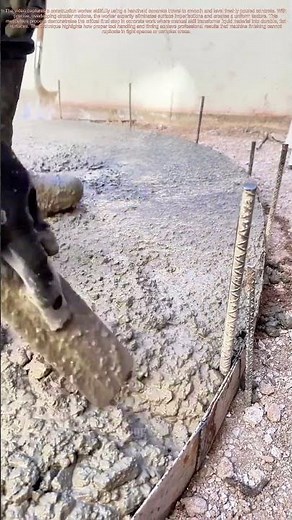 Concrete Mastery: The Art of Hand-Finishing Perfect Surfaces