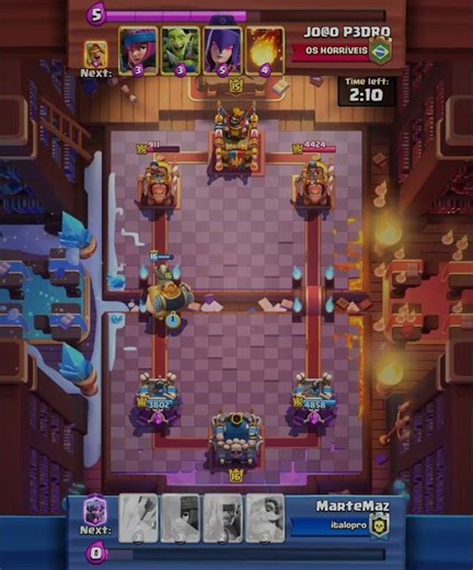 Clash Royal - Mega Knight EVO + Royal Giant = Easy 🫅🫅🫅🫅