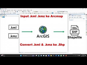 ArcGIS_Input Data Format .kml dan kmz. ke Arcmap | Convert .kmz & .kml to .shp #arcgis #tutorial